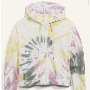 NWT Old Navy Women’s Tie Dyed Full Zip Hoodie!
